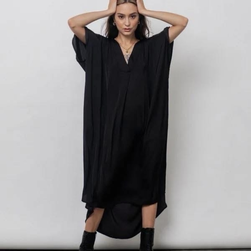 H&M Black Caftan dress size XL
